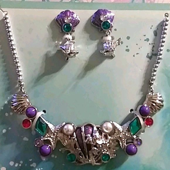 LITTLE MERMAID PRINCESS ARIEL JEWELRY SET - Picture 3 of 8